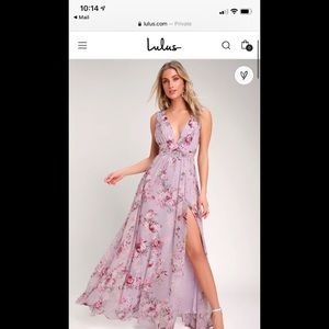 Brand new floral dress from Lulus.
